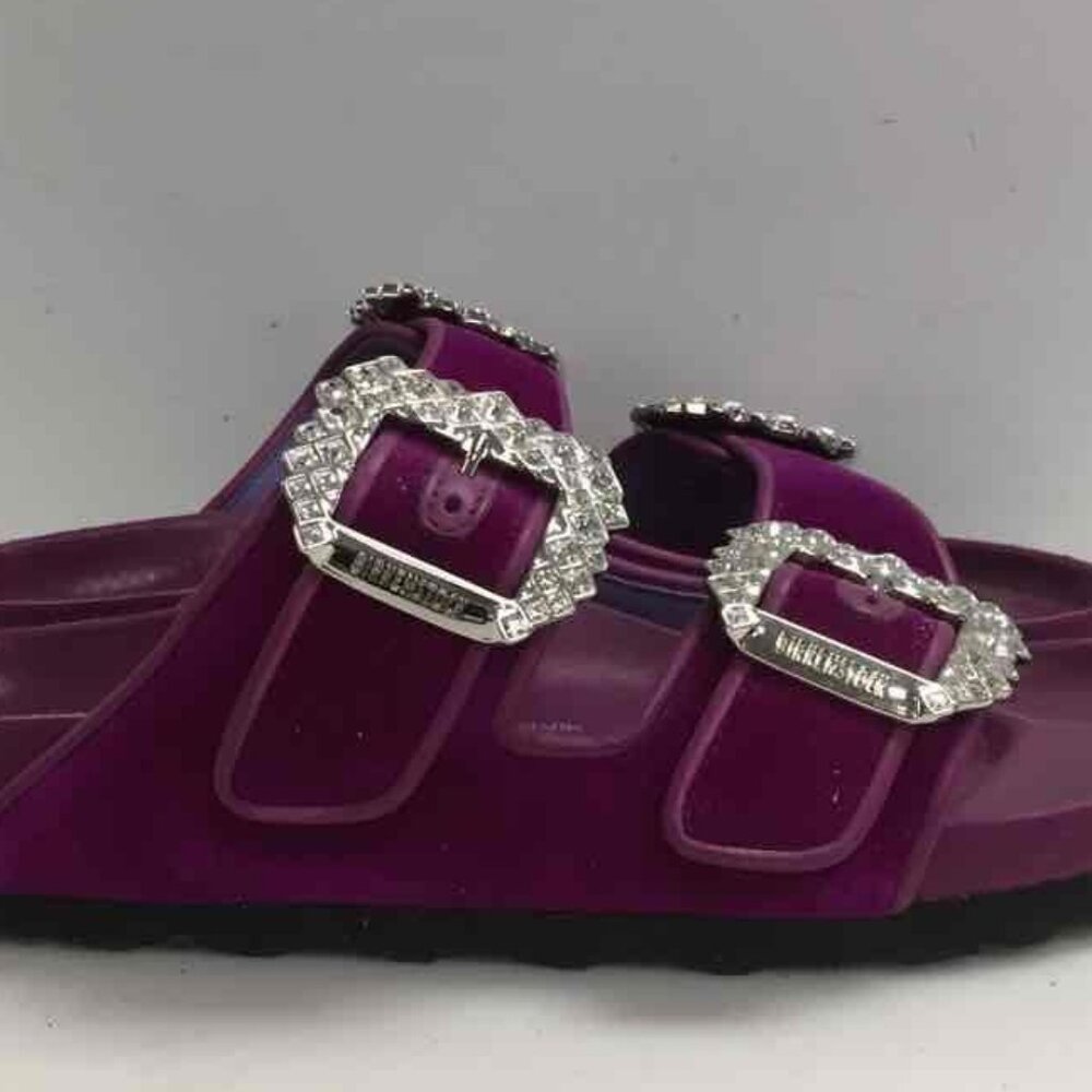 Manolo Blahnik x Birkenstock Arizona sandals Size 39 SEE PIC OF SIZE - Picture 2 of 5